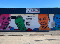 Brewing with a Purpose: Jumpshot Coffee’s Mural and Mission